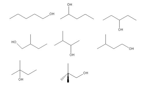 一氯戊烷的同分异构体怎么命名 一氯戊烷的同分异构体有几种  第2张